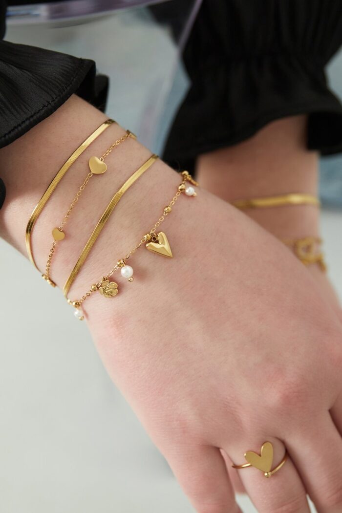 Armband Lucky love zilver - Afbeelding 2