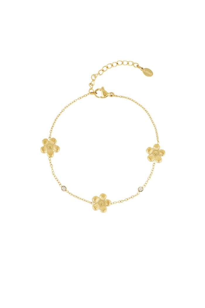 Flower Power Bracelet Gold
