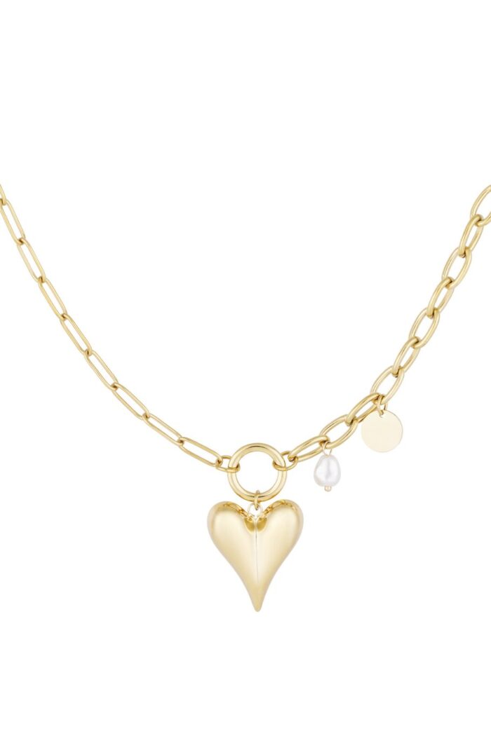 Ketting Pearl baby goud