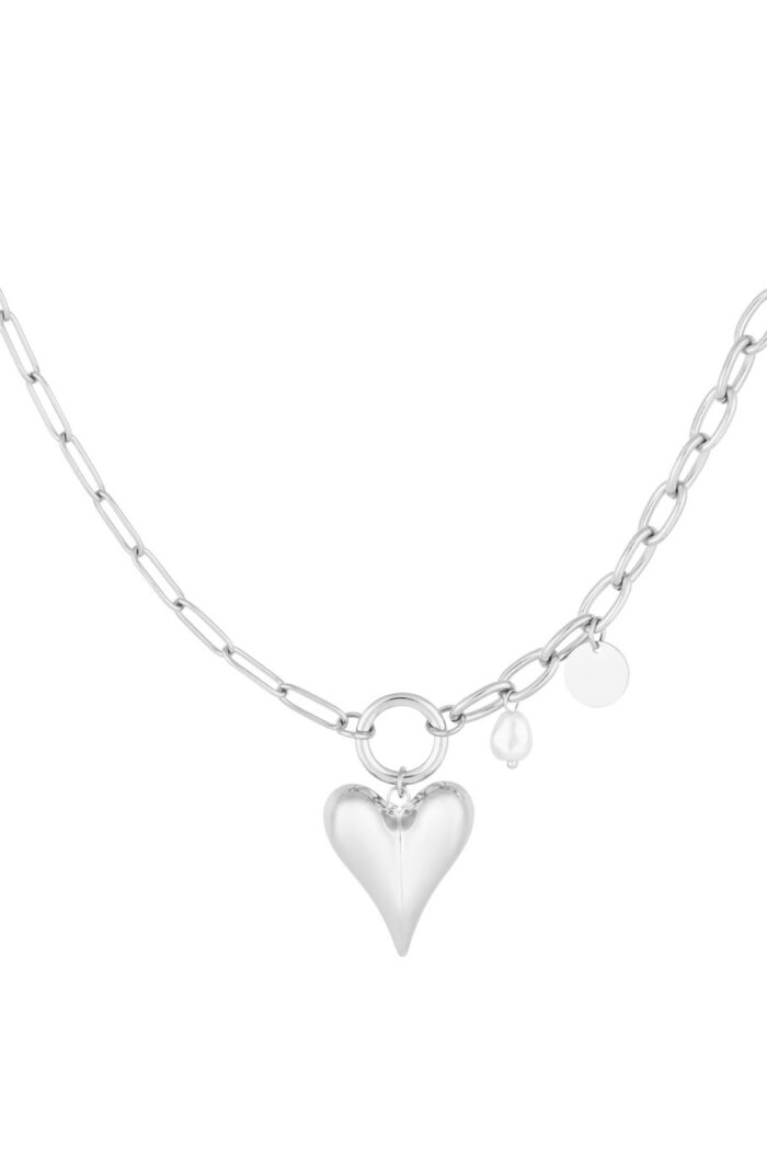 Ketting Pearl baby zilver