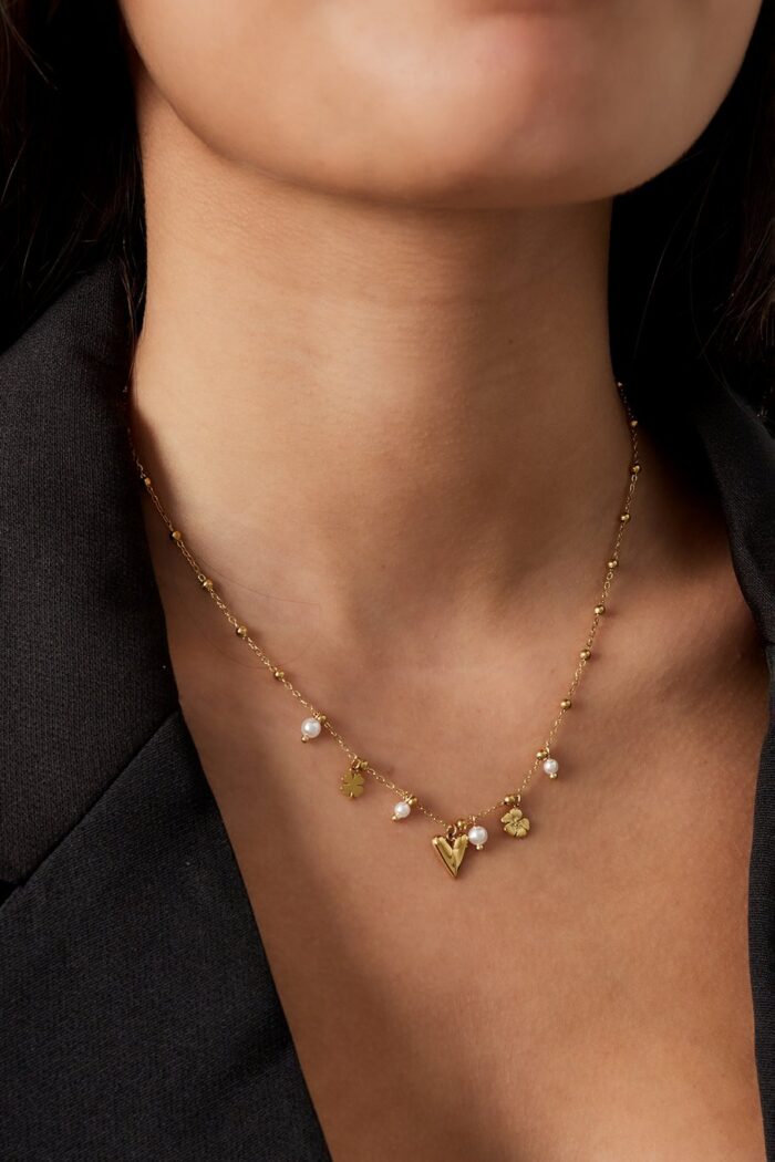 Lucky girl necklace zilver - Afbeelding 2