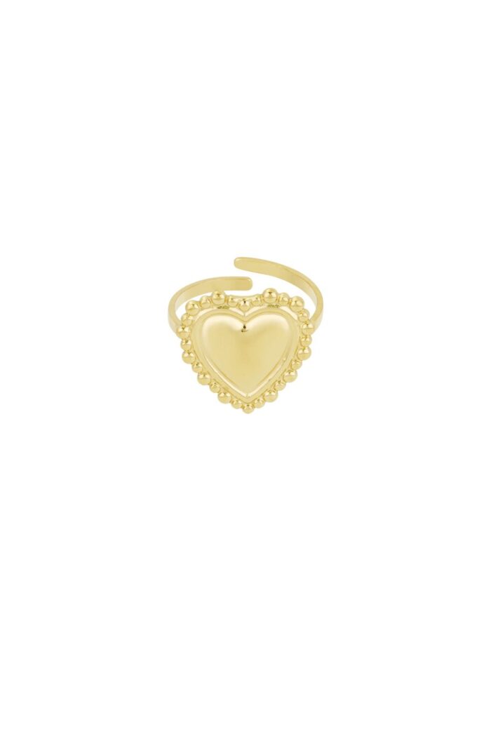 Bubble heart ring