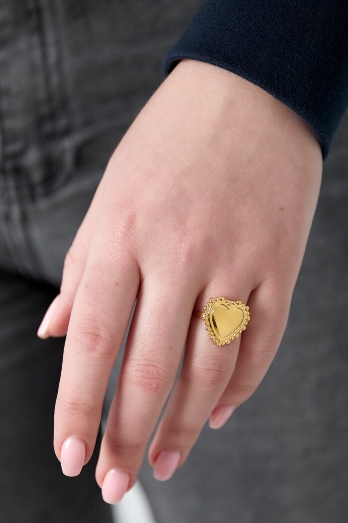 Bubble heart ring - Afbeelding 2