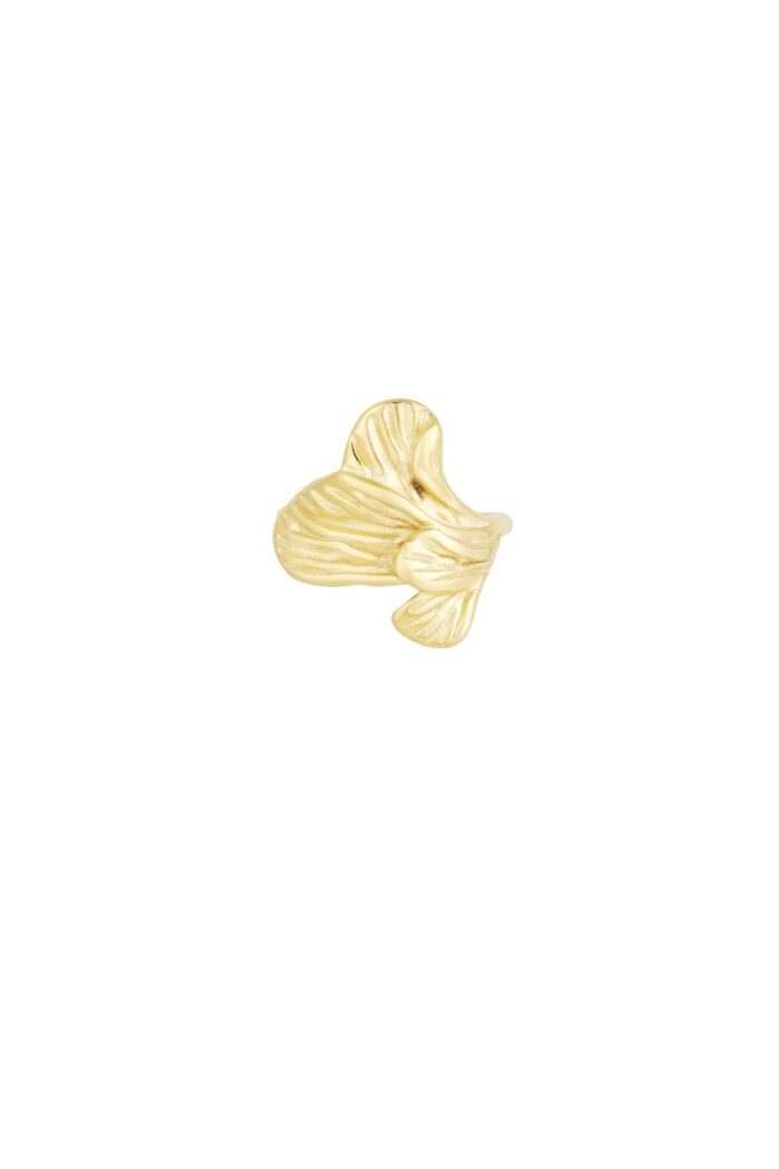 Ring flora goud